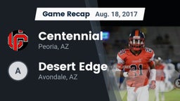 Recap: Centennial  vs. Desert Edge 2017