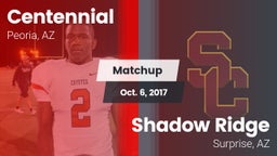 Matchup: Centennial High vs. Shadow Ridge  2017