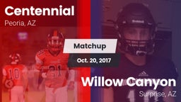 Matchup: Centennial High vs. Willow Canyon  2017