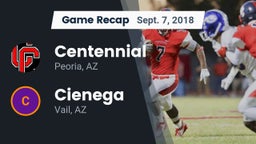 Recap: Centennial  vs. Cienega  2018