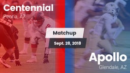 Matchup: Centennial High vs. Apollo  2018