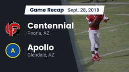 Recap: Centennial  vs. Apollo  2018