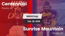Matchup: Centennial High vs. Sunrise Mountain  2018