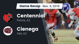 Recap: Centennial  vs. Cienega  2018