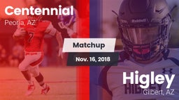 Matchup: Centennial High vs. Higley  2018