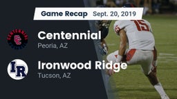 Recap: Centennial  vs. Ironwood Ridge  2019