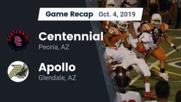 Recap: Centennial  vs. Apollo  2019