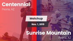 Matchup: Centennial High vs. Sunrise Mountain  2019