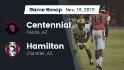 Recap: Centennial  vs. Hamilton  2019