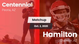 Matchup: Centennial High vs. Hamilton  2020