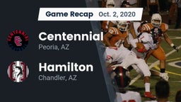 Recap: Centennial  vs. Hamilton  2020
