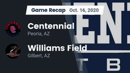 Recap: Centennial  vs. Williams Field  2020