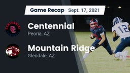 Recap: Centennial  vs. Mountain Ridge  2021