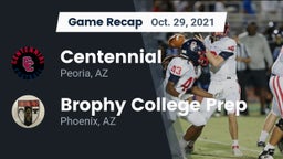 Recap: Centennial  vs. Brophy College Prep  2021