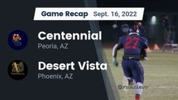 Recap: Centennial  vs. Desert Vista  2022