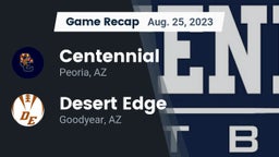 Recap: Centennial  vs. Desert Edge  2023