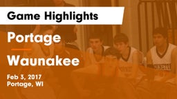 Portage  vs Waunakee  Game Highlights - Feb 3, 2017