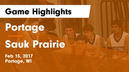 Portage  vs Sauk Prairie  Game Highlights - Feb 15, 2017