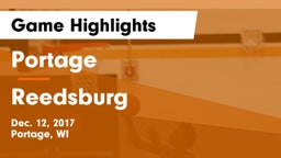 Portage  vs Reedsburg Game Highlights - Dec. 12, 2017