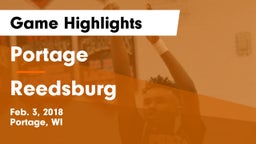 Portage  vs Reedsburg Game Highlights - Feb. 3, 2018