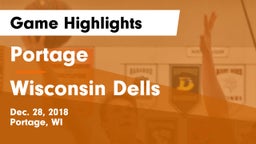 Portage  vs Wisconsin Dells  Game Highlights - Dec. 28, 2018