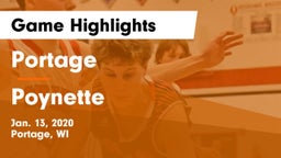 Portage  vs Poynette  Game Highlights - Jan. 13, 2020