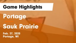 Portage  vs Sauk Prairie  Game Highlights - Feb. 27, 2020