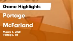 Portage  vs McFarland  Game Highlights - March 3, 2020