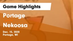 Portage  vs Nekoosa  Game Highlights - Dec. 15, 2020