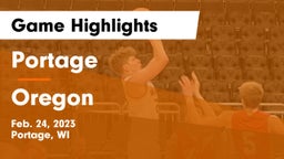 Portage  vs Oregon  Game Highlights - Feb. 24, 2023