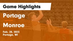 Portage  vs Monroe  Game Highlights - Feb. 28, 2023