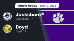 Recap: Jacksboro  vs. Boyd  2022