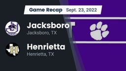 Recap: Jacksboro  vs. Henrietta  2022