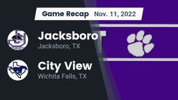 Recap: Jacksboro  vs. City View  2022