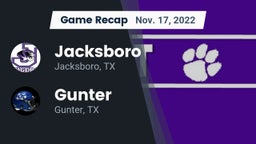 Recap: Jacksboro  vs. Gunter  2022