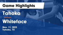 Tahoka  vs Whiteface Game Highlights - Nov. 11, 2023