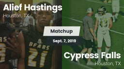 Matchup: Alief Hastings vs. Cypress Falls  2019