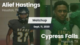 Matchup: Alief Hastings vs. Cypress Falls  2020