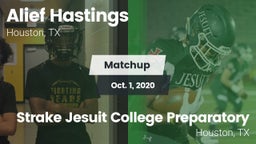 Matchup: Alief Hastings vs. Strake Jesuit College Preparatory 2020