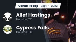 Recap: Alief Hastings  vs. Cypress Falls  2022