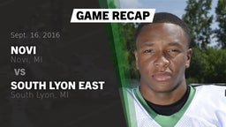 Recap: Novi  vs. South Lyon East  2016