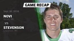 Recap: Novi  vs. Stevenson  2016