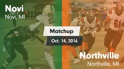 Matchup: Novi  vs. Northville  2016