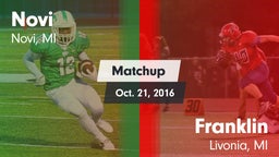 Matchup: Novi  vs. Franklin  2016