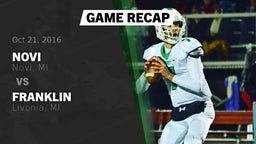 Recap: Novi  vs. Franklin  2016