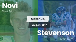 Matchup: Novi  vs. Stevenson  2017