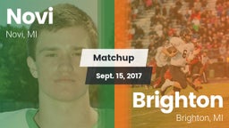 Matchup: Novi  vs. Brighton  2017