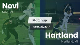 Matchup: Novi  vs. Hartland  2017