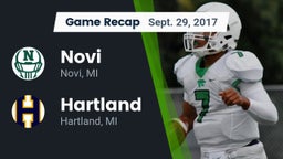Recap: Novi  vs. Hartland  2017