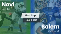 Matchup: Novi  vs. Salem  2017